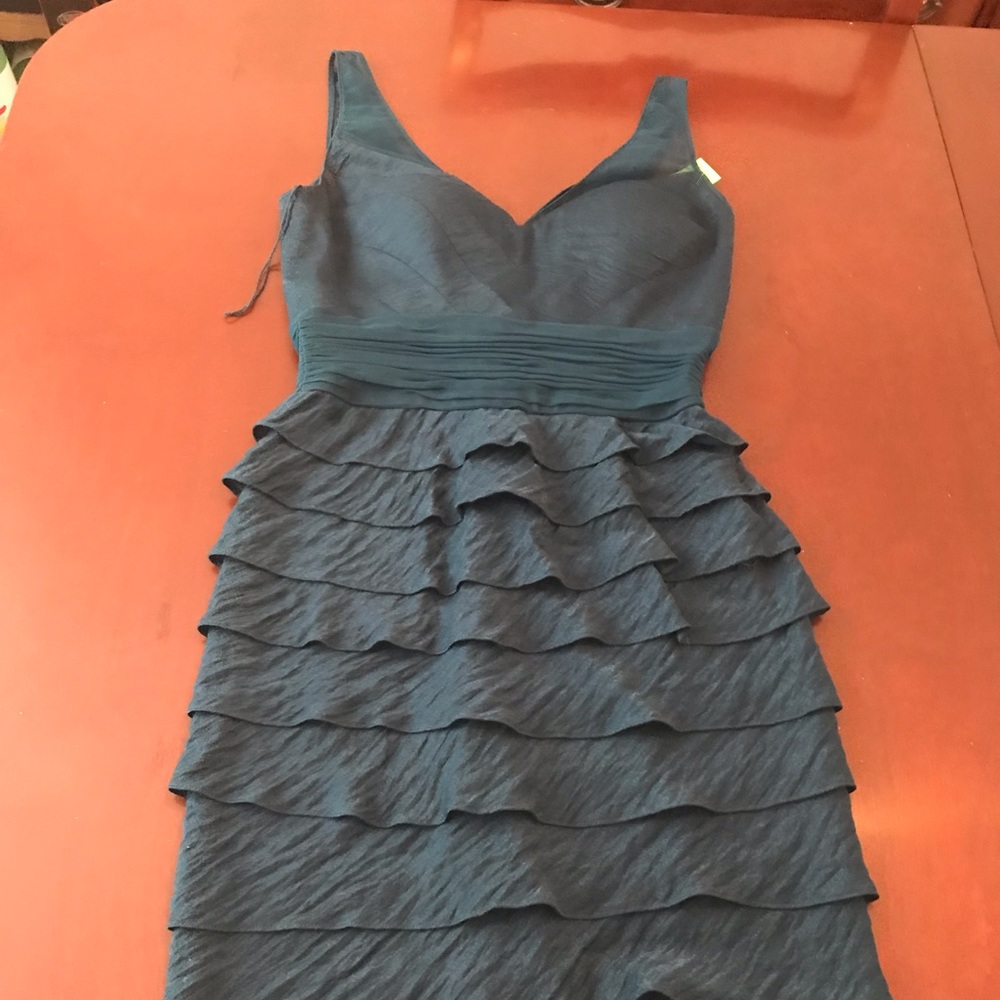 Aidan Mattox teal sz0 cocktail dress. Size 0.